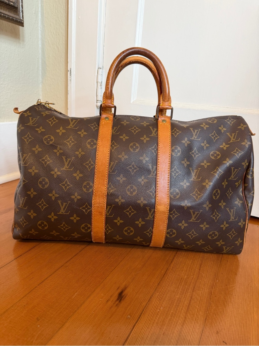 Vintage Louis Vuitton Monogram Keepall 45